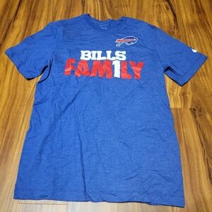 The Nike Tee Buffalo Bills NFL Bills Fam1ly Short Sleeve Shirt, Tag Size Medium